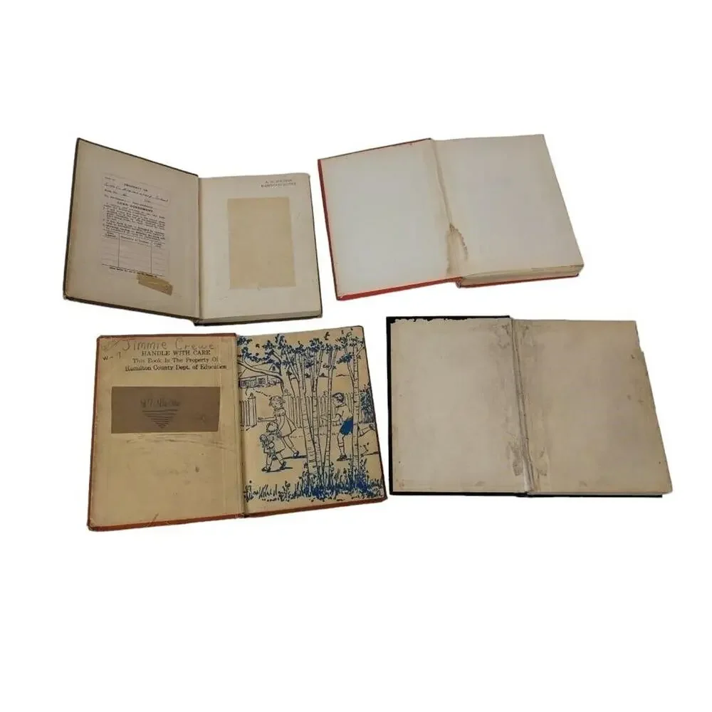 (4) Vintage 30's - 50's Children's Reading‎ Books Hardcovers